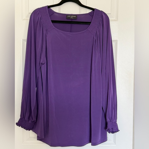 Lane Bryant Tops - Lane Bryant Purple Blouse